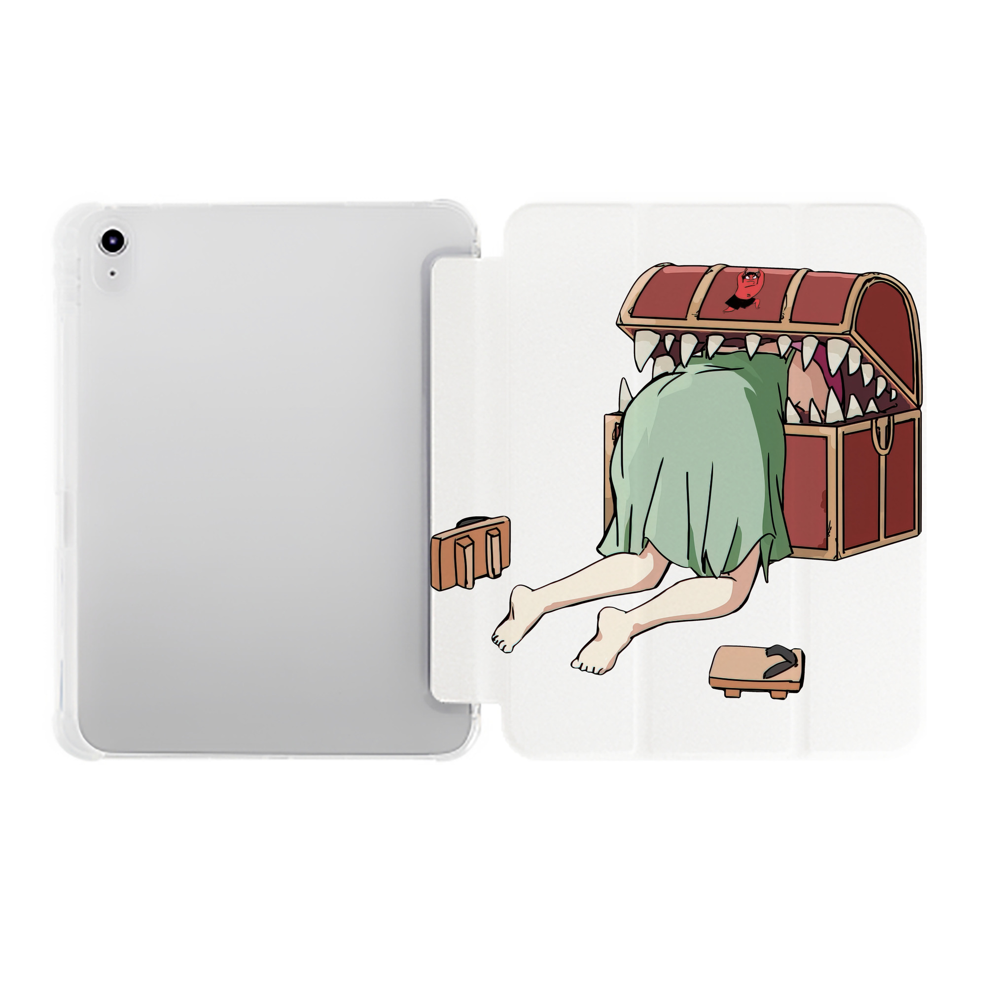 （画像用） 葬送のフリーレン Frieren IPad ケース ペン収納付き 三つ折りスタンド PUレザー×シリコン 対応機種9.5/10.5/10.9インチ